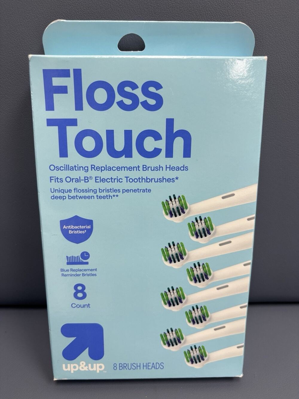 Floss Touch Replacement Brush Heads - 8ct - up & up